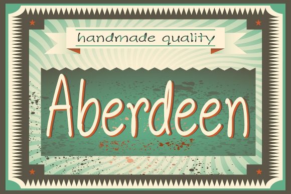 Aberdeen: A Creative Font for Digital Campaigns