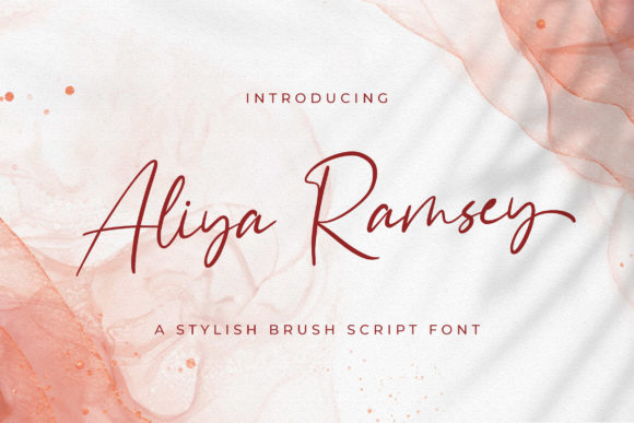 Aliya Ramsey Font: Elegant Script for Creative Projects
