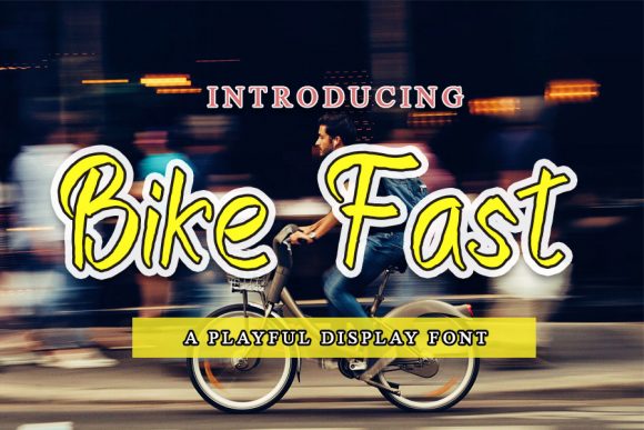 Bike Fast Font for Business