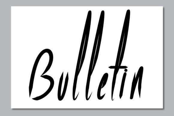 Bulletin Font: Elegant Script for Business