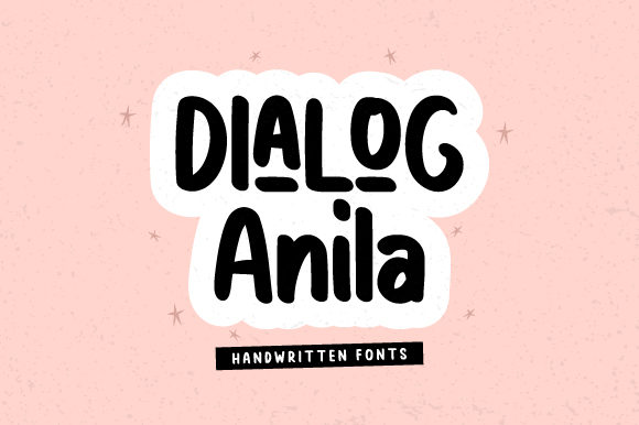 Dialog Anila: A Sweet Handwritten Font