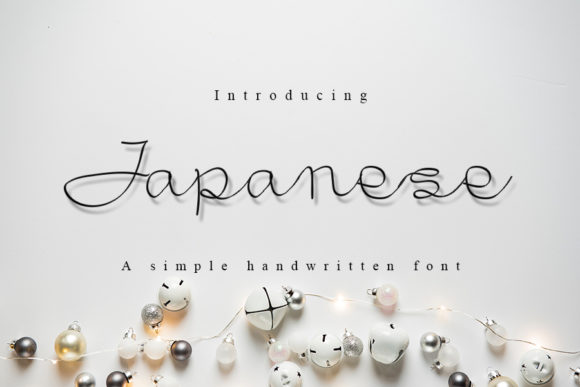 Japanese Font for Craft Projects