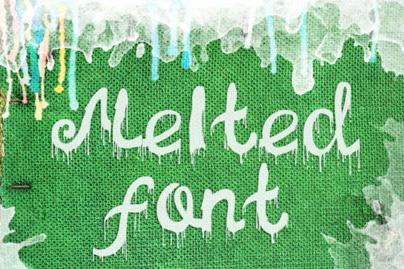 Melted Font: A Whimsical Script for Editorial Design