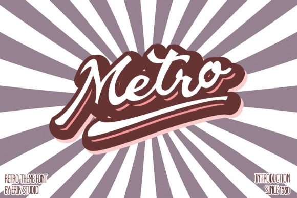 Metro: A Vintage Script for Modern Campaigns
