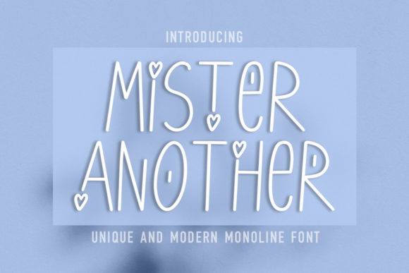 Mister Another: A Handwritten Font for Creative Projects