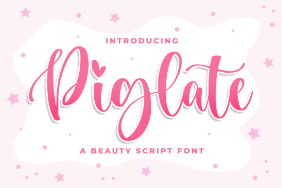 Piglate: A Handwritten Font for Web Design