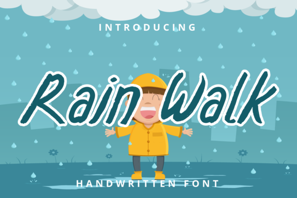 Rain Walk: A Font for Real Business Moments