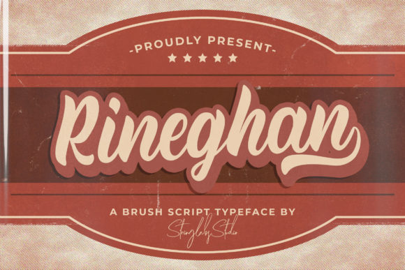 Rineghan Font: Bold Script for Web Design