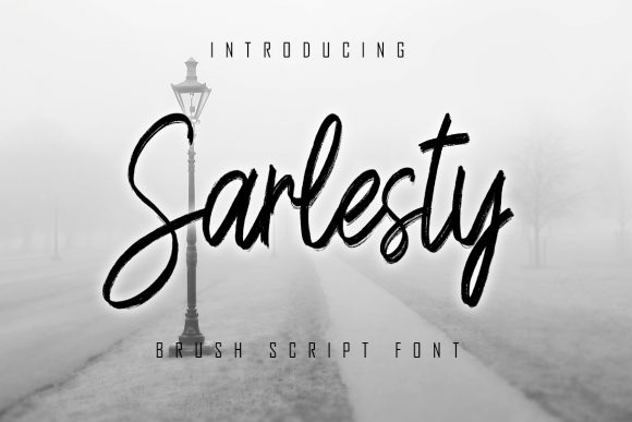 Sarlesty: A Flowing Script Font