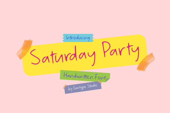 Saturday Party Font for Creative Campaigns